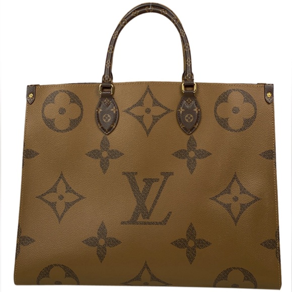 Louis Vuitton Giant Reverse Monogram On The Go GM Shoulder Bag - Picture 10 of 15